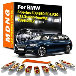 MDNG For BMW 5 Series E39 E60 E61 F10 F11 Sedan Touring Vehicle Lamp LED Interior Dome Map Trunk Light Kit Car Led Bulbs Canbus