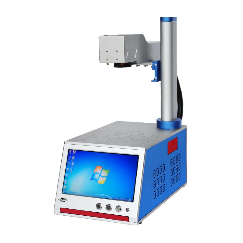 

20W 30w 50w China Cheapest Portable Fiber Laser Marking Machine With Rotary Price