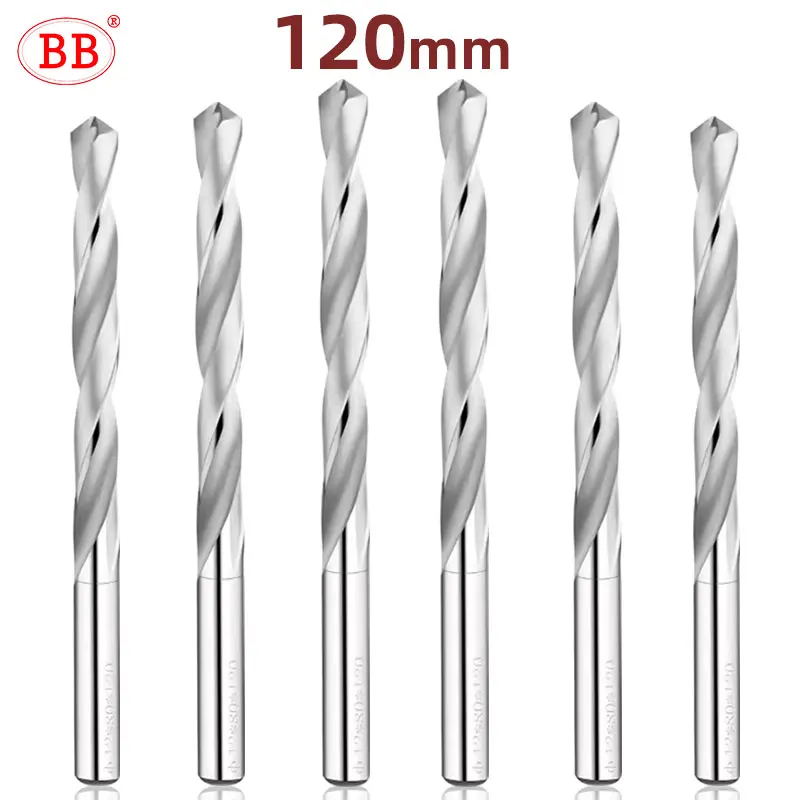 

Сверлильный станок из карбида BB длиной 120 мм, сверлильный станок для изготовления отверстий из алюминия, дерева и пластика