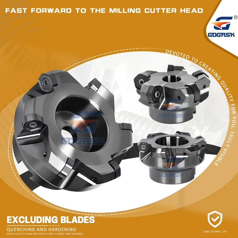 MFC145 050R04A22 HN07/100R07A32 HN09 High quality CNC machining center milling cutter 45 degree fast feed to milling cutter head