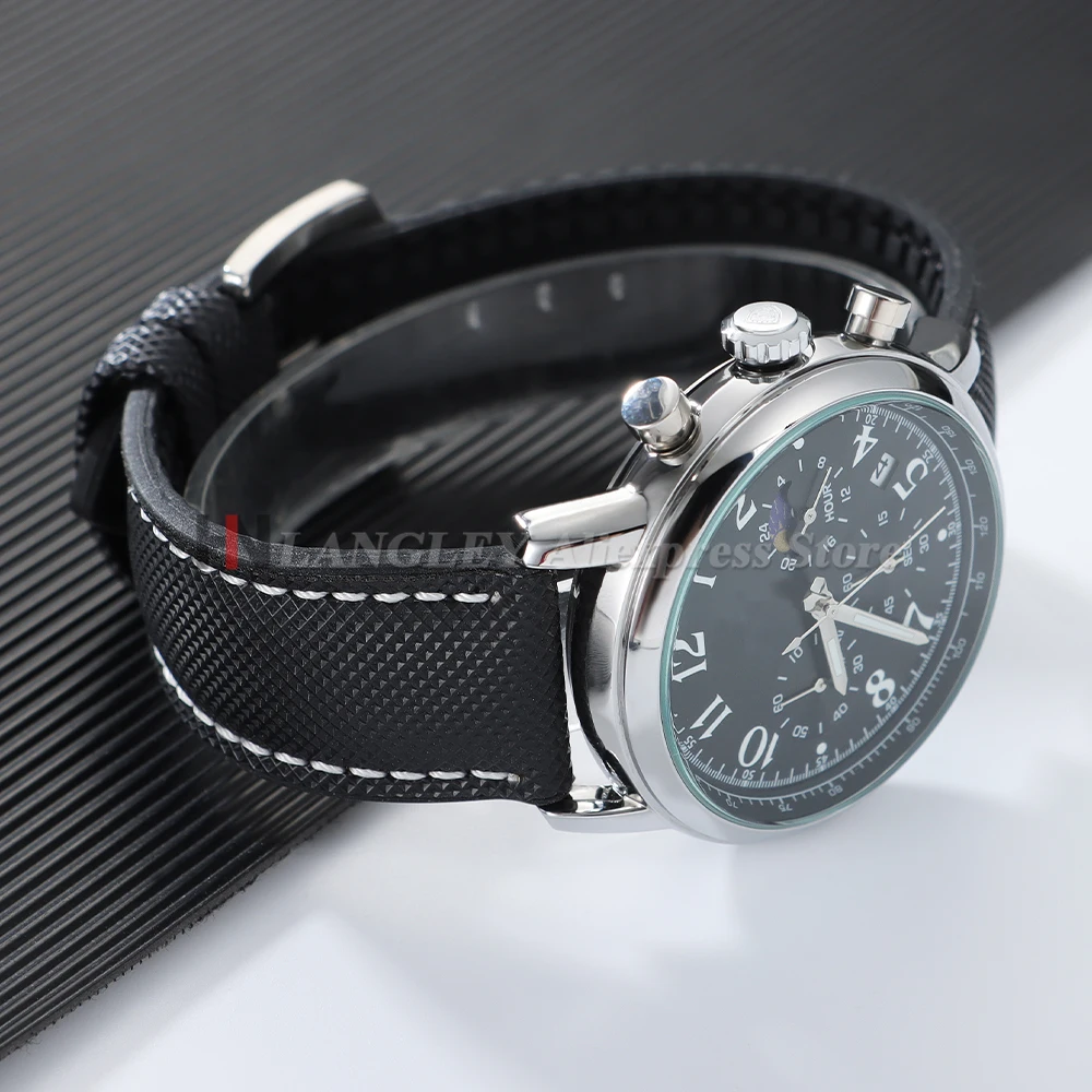 Cinturino per orologio in fibra di carbonio 20mm 22mm 24mm per Seiko per Omega Donna Uomo Cinturino con fondo in silicone morbido impermeabile Bracciale premium