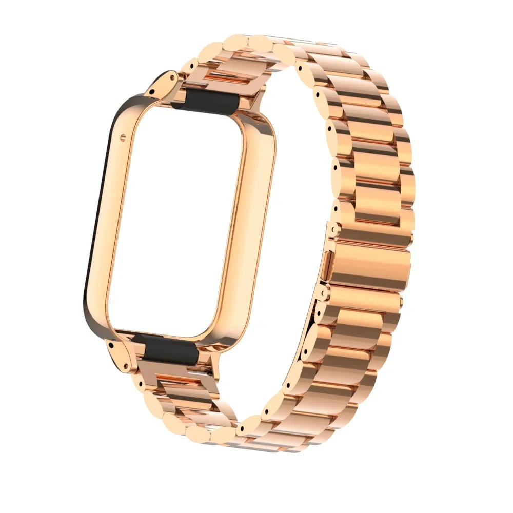 حزام حماية لـ Xiaomi Smart Band 9 Pro سوار ساعة من الفولاذ المقاوم للصدأ لهاتف Xiaomi miband 9 pro غطاء حماية لسوار معدني