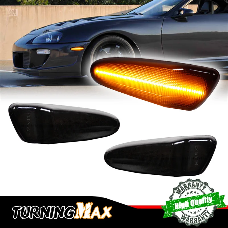 Car Front Bumper Side Marker Turn Signal Lights Parking Lights For Toyota SUPRA MK.4 1997 1998 & Celica ZZT230 ZZT231 2000-2005