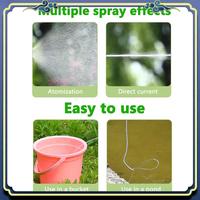 Latest Electric Garden Watering Spray With Hose USB Adjustable Lawn Sprayer Nozzle Sprinkler Weeds Plant Mister