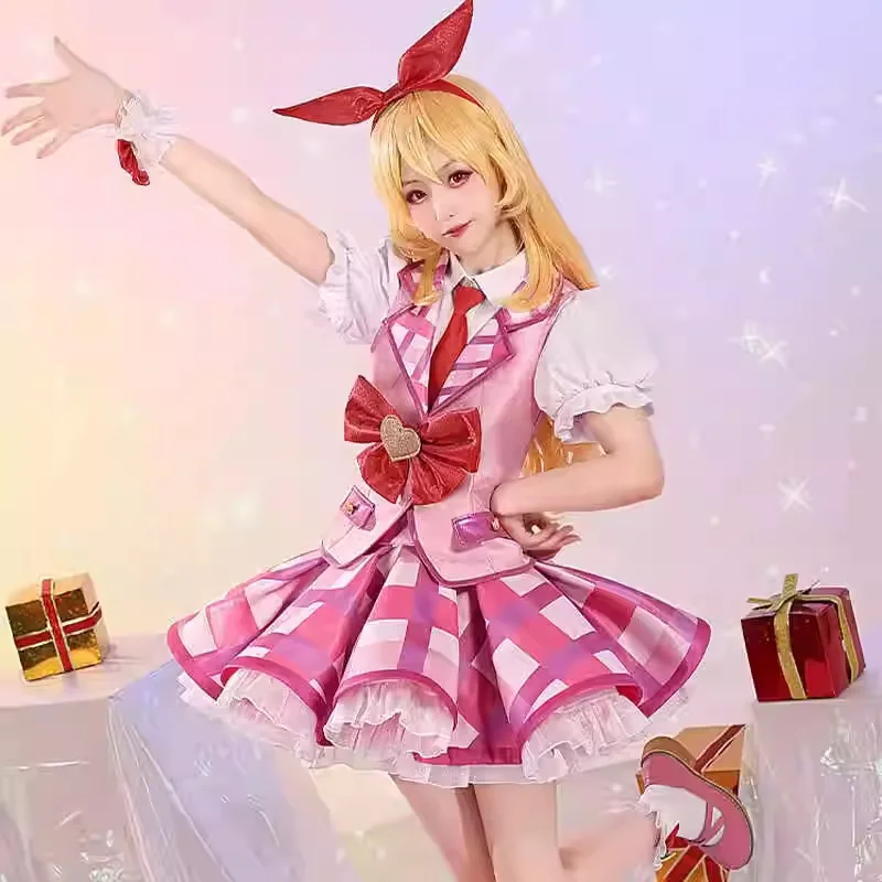 

Idol Activity Cosplay Costume Star Palace Berry Cosplay Anime Women's Clothing Dress Set Cosplay Costume