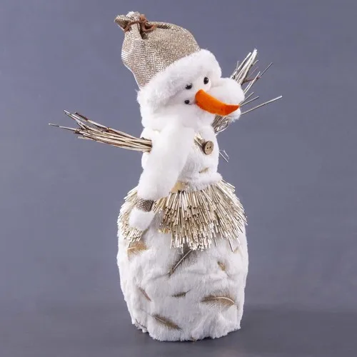 Euro Flora Christmas Snowman White 24 X14X38 cm