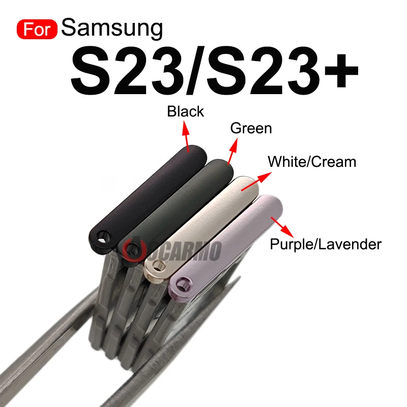 For Samsung Galaxy S23 Ultra S23+ Plus Sim Tray Single + Dual SIM Card Slot Holder Replacement Parts