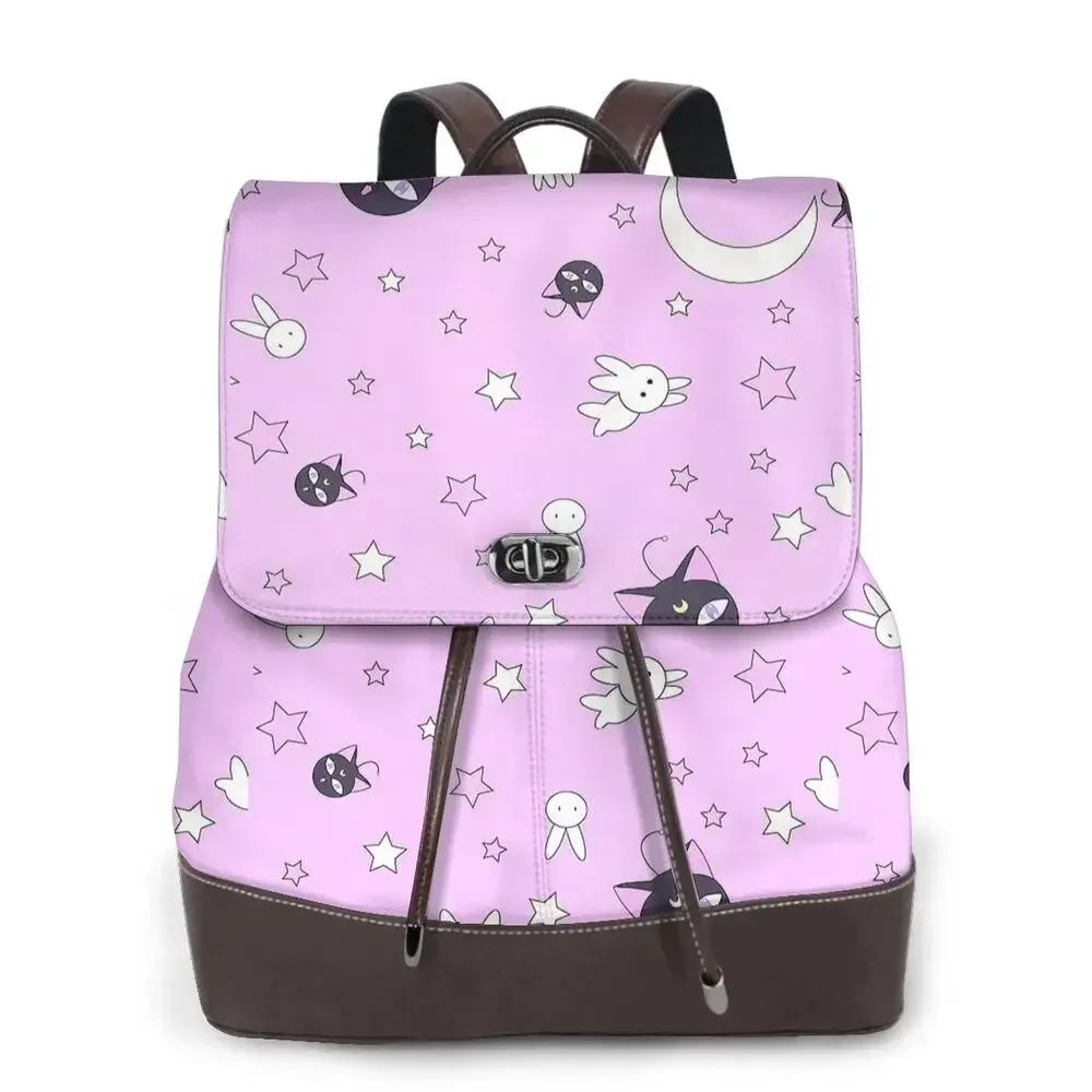 

Sailor-Moon New Hot Women’s Backpack Designer High Quality Leather Simple Fashion Backpack Large Capacity Backpack