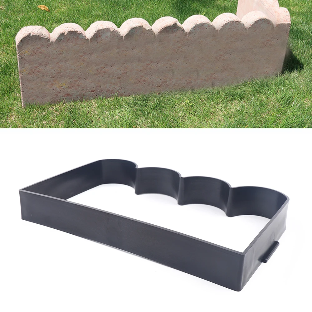 

Garden Fence Concrete Mold Lawns Sidewalks Edging Brick Concrete Pouring Mould for Creating Sidewalks Paths Vegetable Pond Lawn