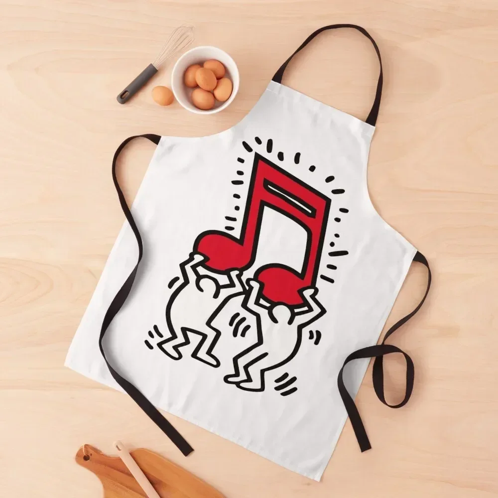 Haring pop art copy Apron painters Hairdressing Hairdresser Accessories For Cooking professional hairdressing Apron