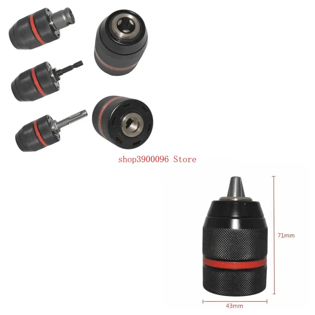 

Keyless Tighten Drill Chuck Multi-Quick Change Labor-saving Keyless Chuck