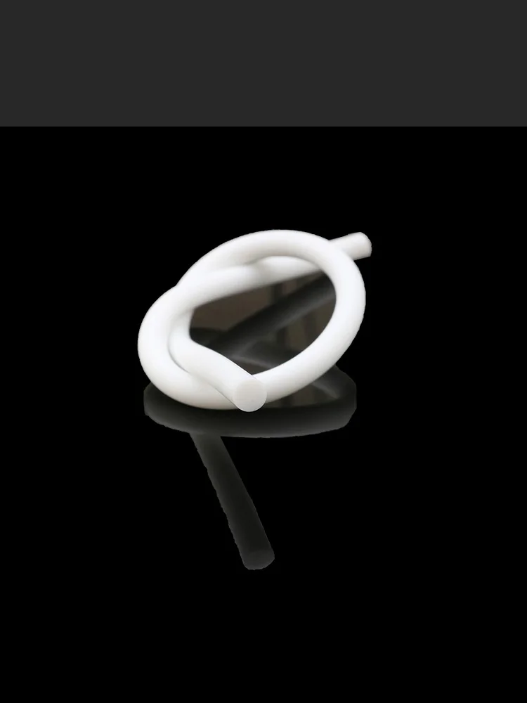 White Red High Temperature Resistant Solid Rubber Strips Waterproof And Dustproof Diameter 2mm-20mm Round Silicone Sealing Strip