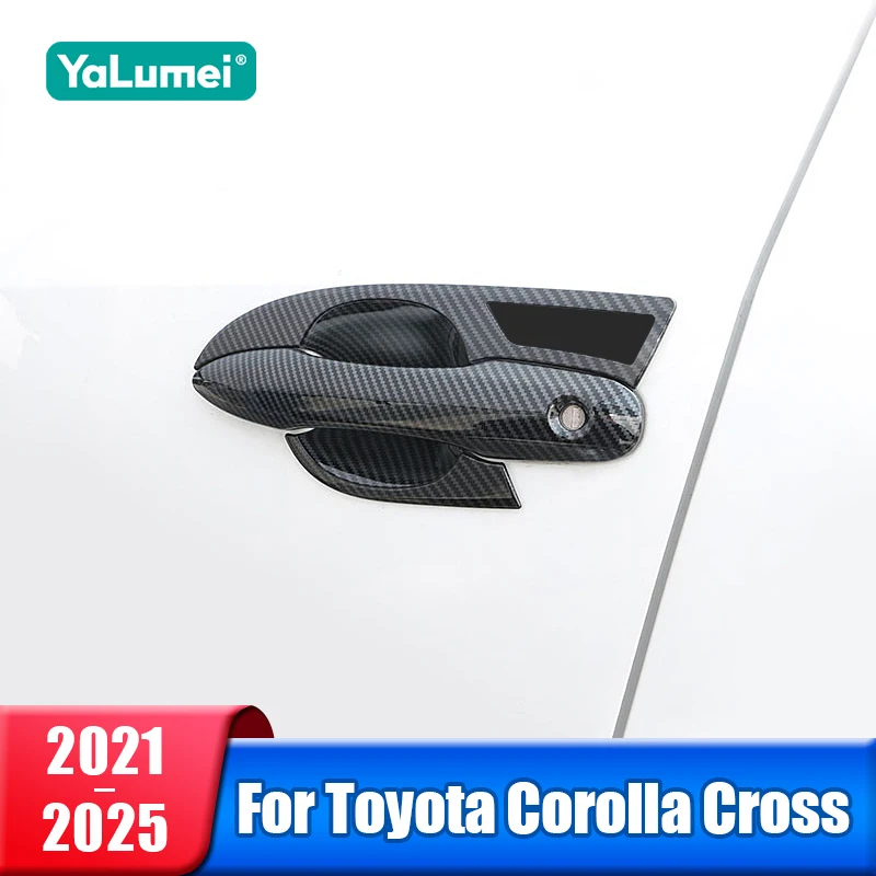 

Car Door Handle Door Bowl Protector Cover Trim For Toyota Corolla Cross XG10 2021 2022 2023 2024 2025 Hybrid Accessories