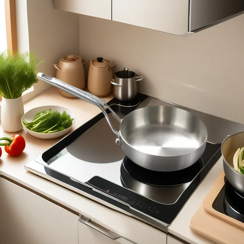 

Thickened 304SS Nordic Frying Pan - 3-Layer Composite for Omelettes