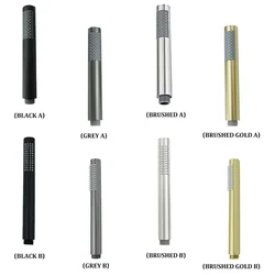 Stainless Steel Shower Brushed Gold Black Brushed Gray Handheld Head Bathroom Spray Tub