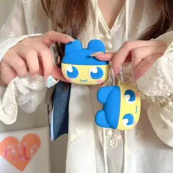 可愛大眼貓無線耳機保護套,帶掛環,採用環扣設計,經久耐用且防刮擦,適用於 AirPods 1/2/3/4 和 Pro/Pro 2 耳機盒 10 最佳銷售 iPod 2 保護套 - №5