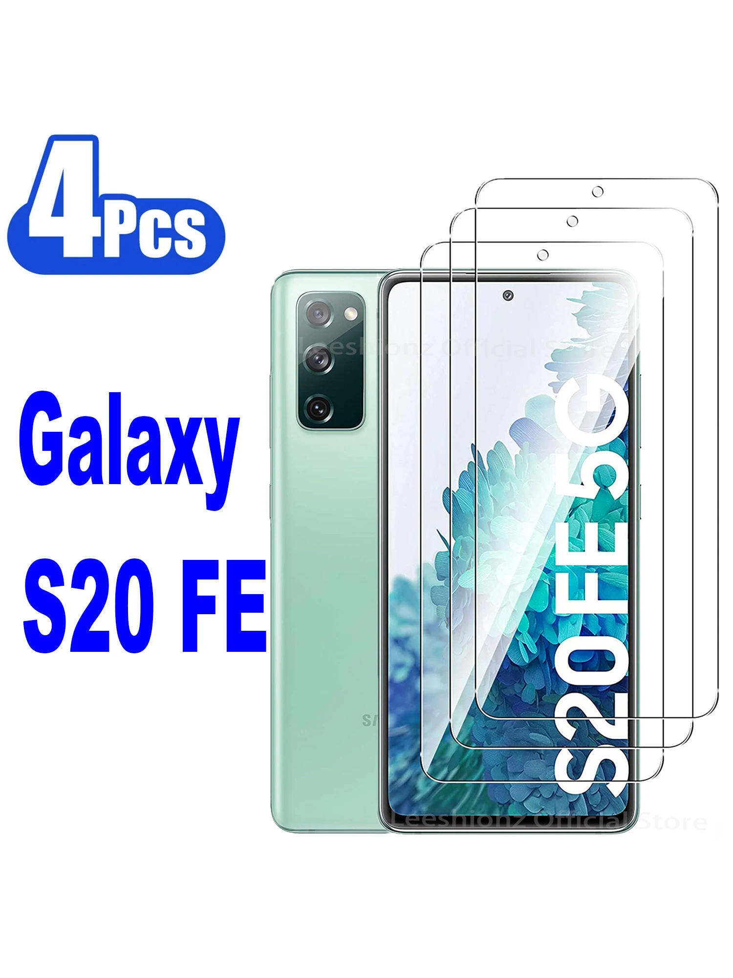 Folia ochronna na ekran 9H do Samsung Galaxy S20 FE 4G/5G/2022, 2/4 sztuki — 2