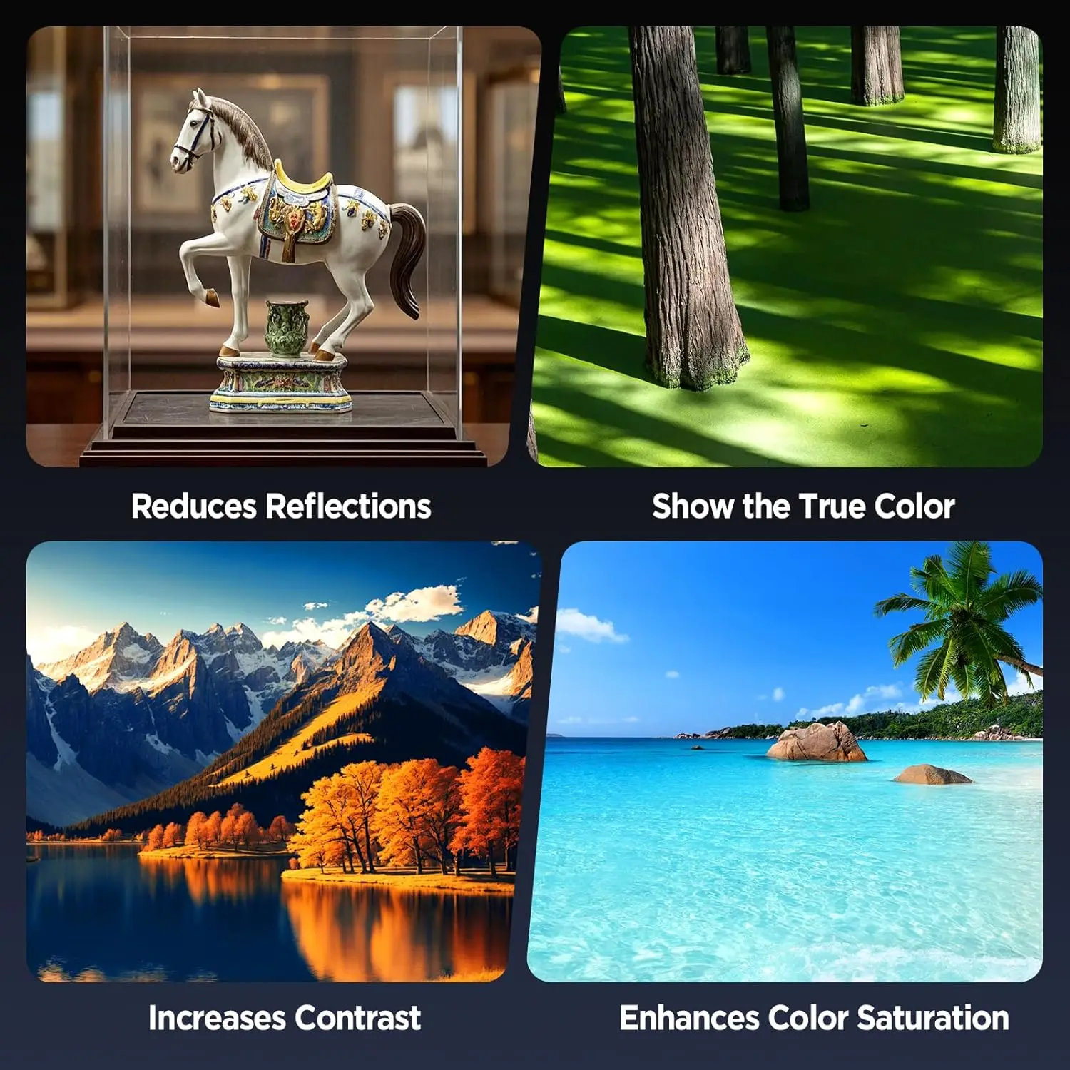 Kit de filtro CPL/UV con clip de lente de cámara polarizador portátil Universal Circular de 52MM para iPhone Huawei Xiaomi Samsung