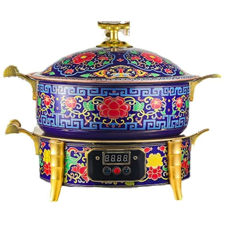 Marmite électrique multifonctionnelle en cuivre