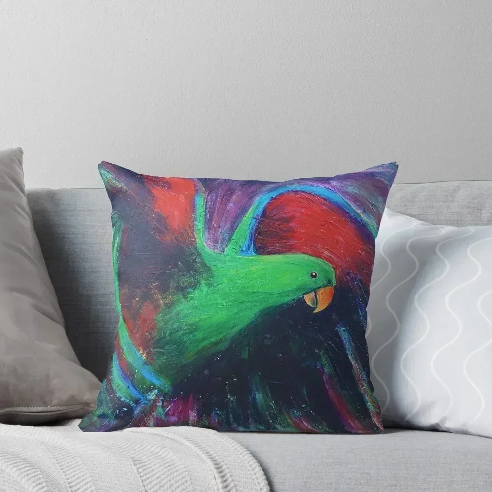 

Eclectus parrot Throw Pillow Pillowcase Decorative Cover For Living Room pillow