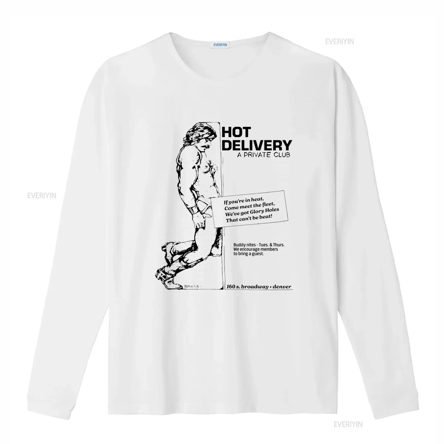 Hot Delivery Denver Private Glory Hole Club T Shirt Unique Design for Bold Fashion Statements vintage Washed Soft fashion