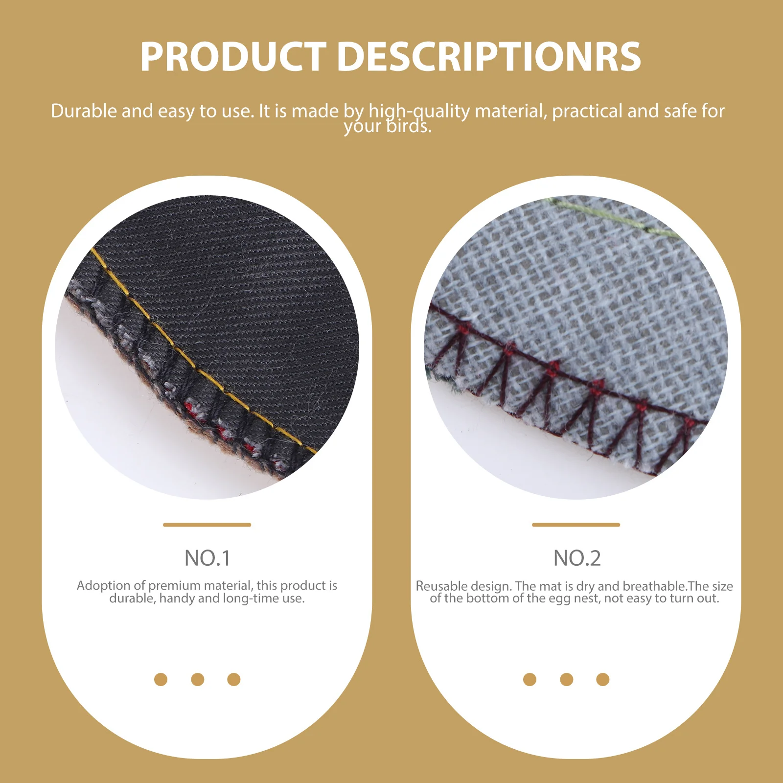 

10Pcs Breeding Egg Mat Premium Material Durable Reusable for Pigeon Nest Pad and Protection Black Pigeon Nest Mat