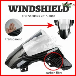 Fit for 2015 - 2018 BMW S1000RR Windscreen Windshield Motorcycle Accessories S1000 RR 2016 2017 Carbon Firber Deflector