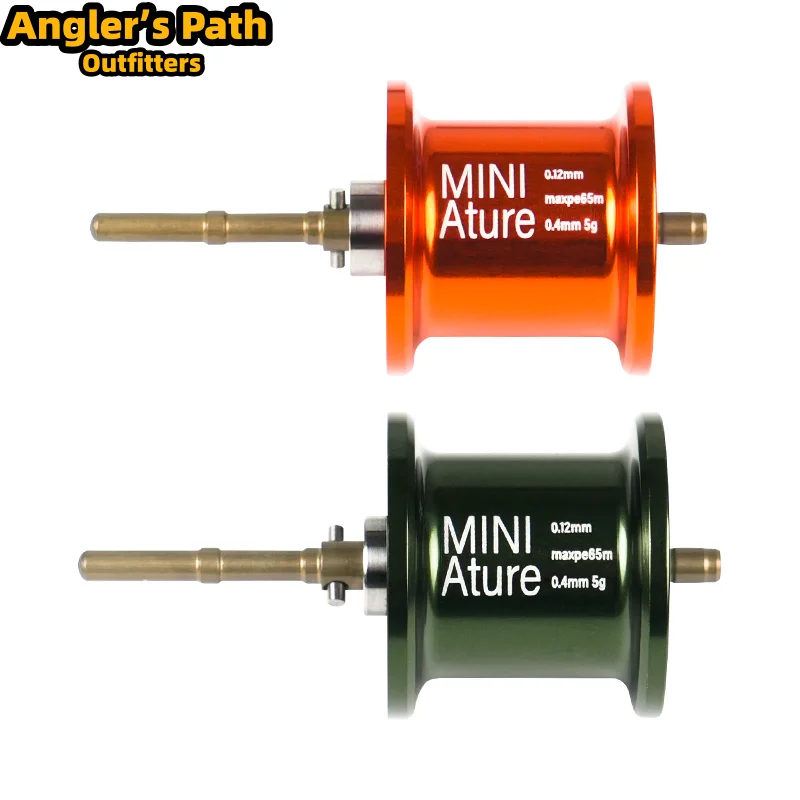 Bobine de rechange légère pour moulinet de pêche Cadence Elf Gen 2 Shallow Spool, mini 5g, pour la pêche en eau douce en extérieur