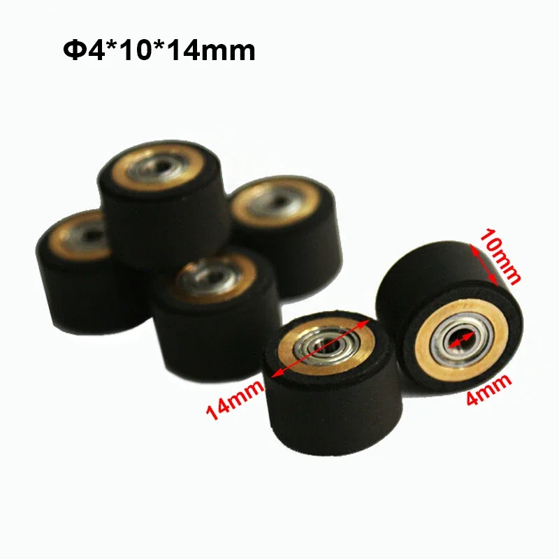 3PC Pinch Roller Push Wheel Roll For Mimaki Roland CAMM Graphtec CE5000 120 Liyu Cutting Plotter Vinyl Cutter Feed Rubber Copper