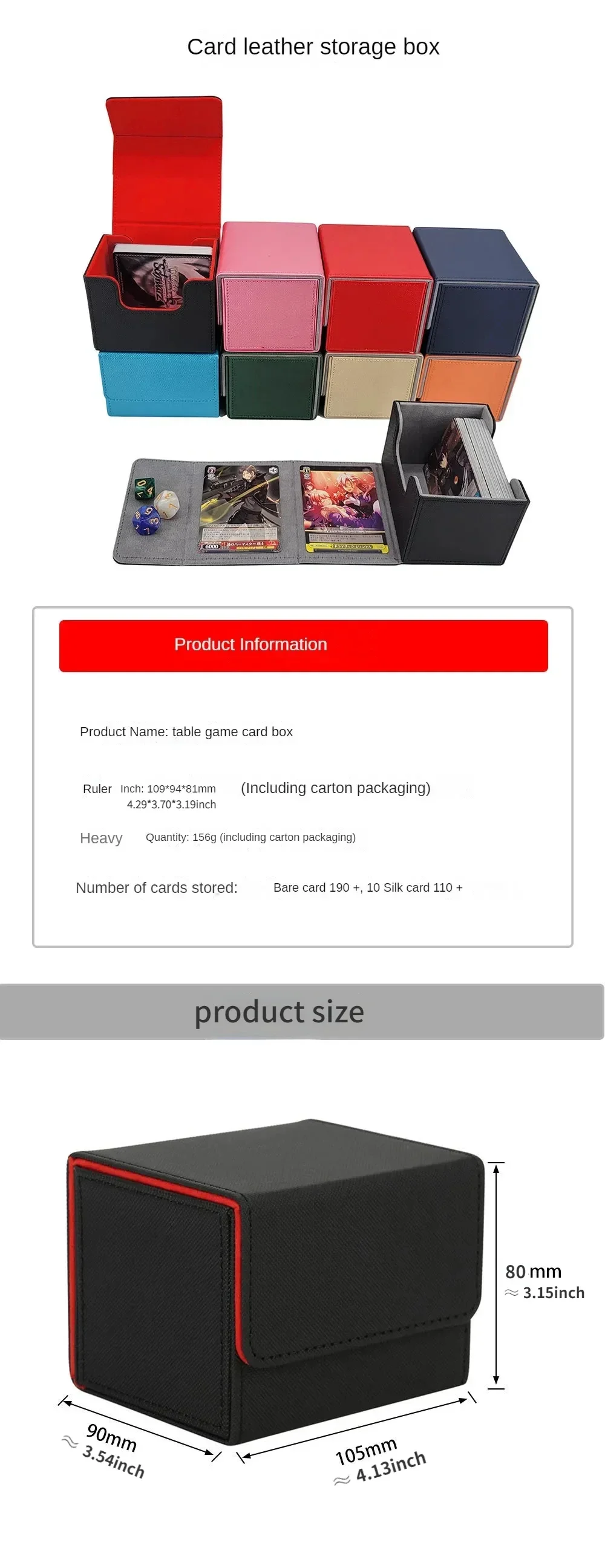 100 Stück 66x91mm Matte Standardgröße Kartenhüllen TCG Sammelkarten-Schutz für Tarot-Schutz, Brettspiele, Magische Abdeckung PKM – Detail 1