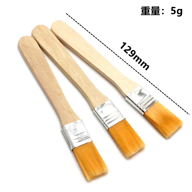 3pcs Wooden Brush Computer Motherboard Dust Removal Keyboard Cleaning Mobile Phone Maintenance Tool Paint Brush Cleaning Brush