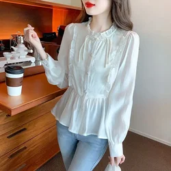 Women's Shirt And Blouse Loose Casual Youth Female Tops Summer Pretty Basic Economic With Original Hot Elegant Youthful Chic M