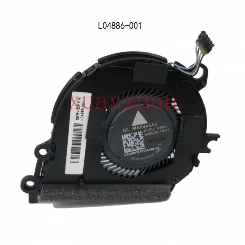 L04886-001 FOR HP Spectre X360 13-AE GPU Cooling Fan 5V / 0.5A 4-pin