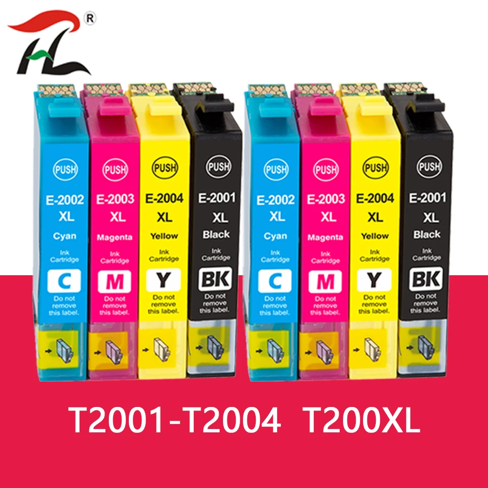 

T200XL T2001 T2002 T2003 T2004 чернильные картриджи, совместимые с Epson XP-100 XP-200 XP-300 XP-310 XP-400 XP-410 WF-2510 WF-2520