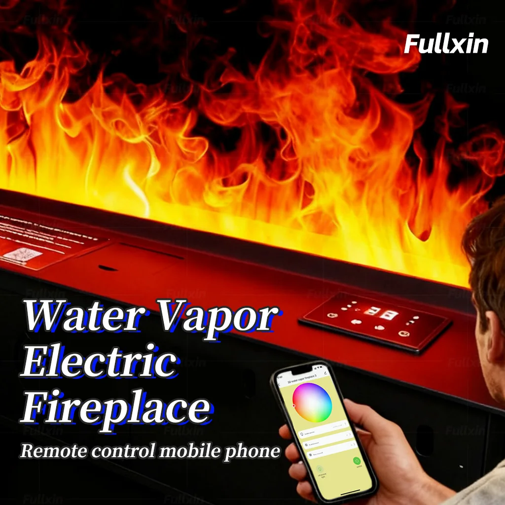 

Умный дом 3D камин вода паровой увлажнитель воздуха светодиодный декоративный пламя ТВ стена интеллектуальное пополнение воды многоцветный распылитель