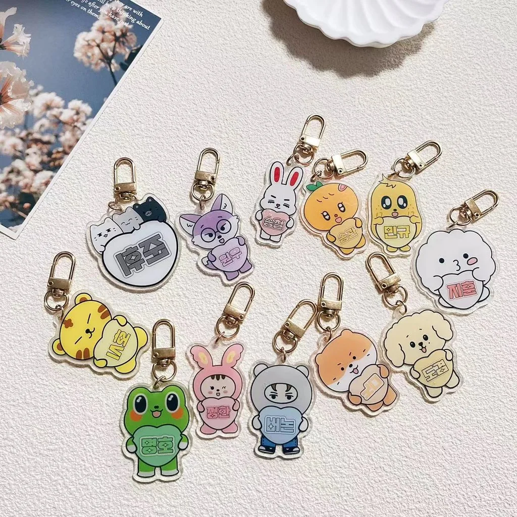 Kpop Idol JEONGHAN WONWOO Acrylic Keychains Miniteen Keyring