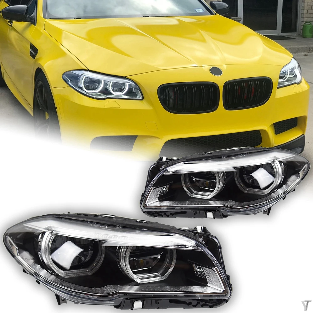 Car Front Head Lamp for BMW F10 F18 Headlight 2010-2016 520i 525i 530i 535i M5 LED Headlight DRL LED Beam Auto Accessories 2PCS