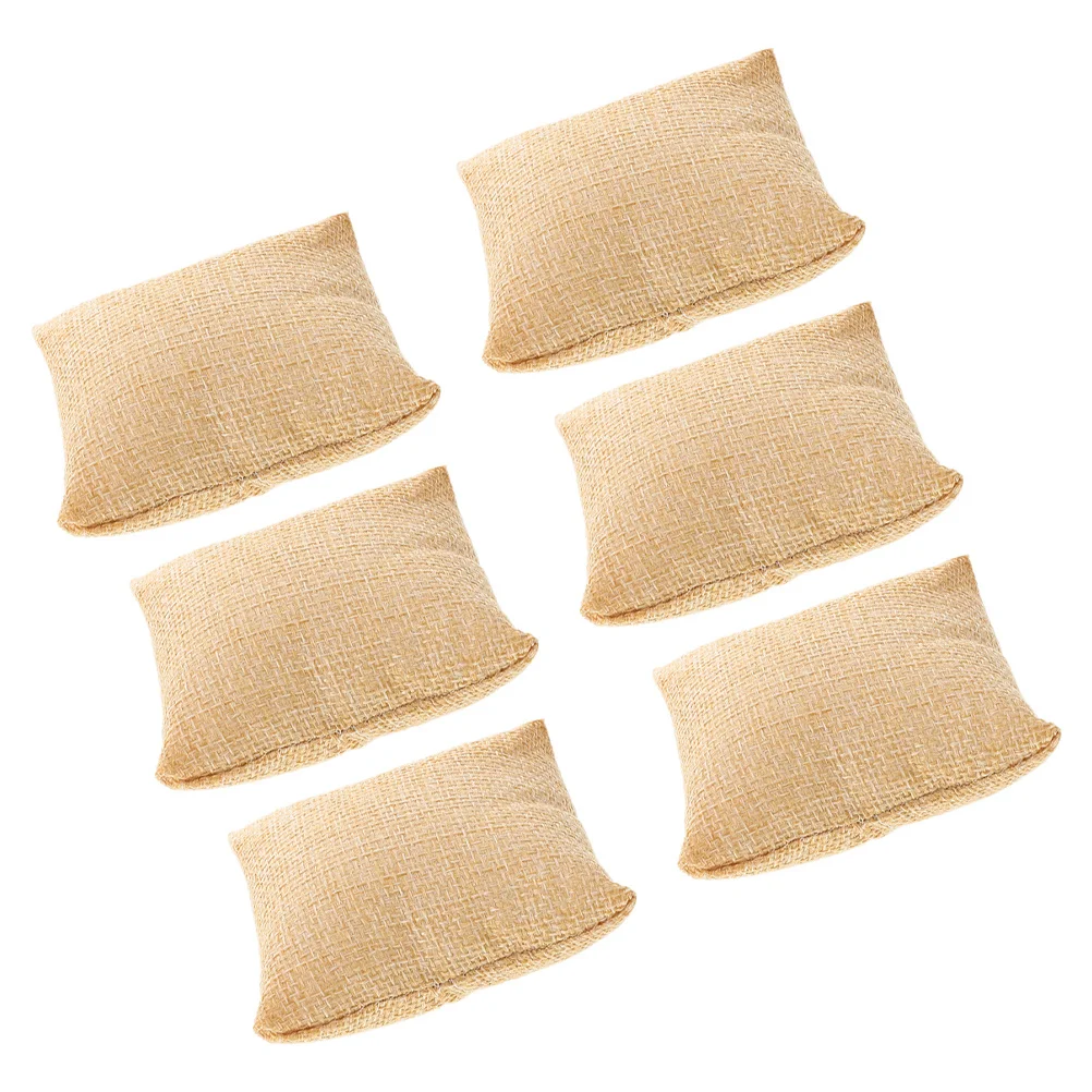 

6Pcs Watch Display Small Pillow Soft Cushion Inserts for Jewelry Box Bracelet Organizer Holder Retail Display Storage