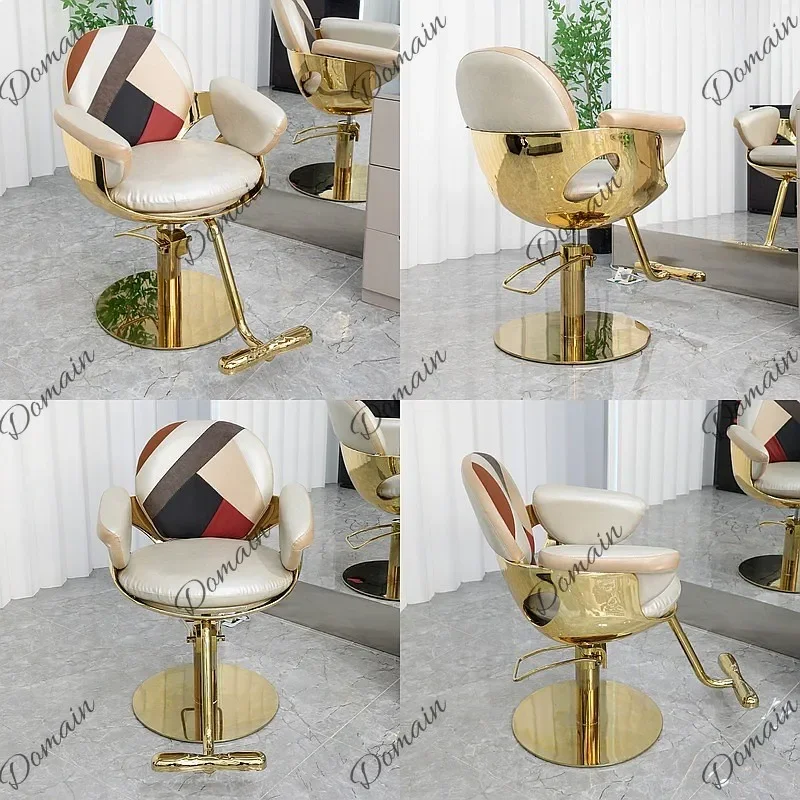 80 L Luxury Barber Chair Salon Heavy Duty Hydraulic Reclining Hair Styling Chair Swivel Beauty Chair