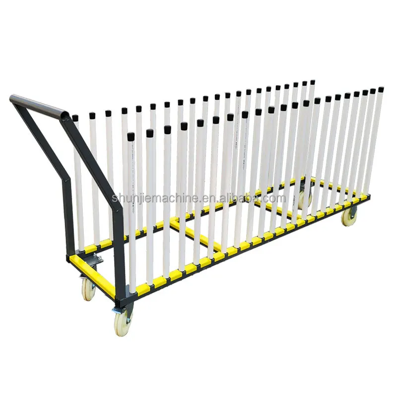 20-Floor cargo storage rack, window glass panel sorting mobile trolley