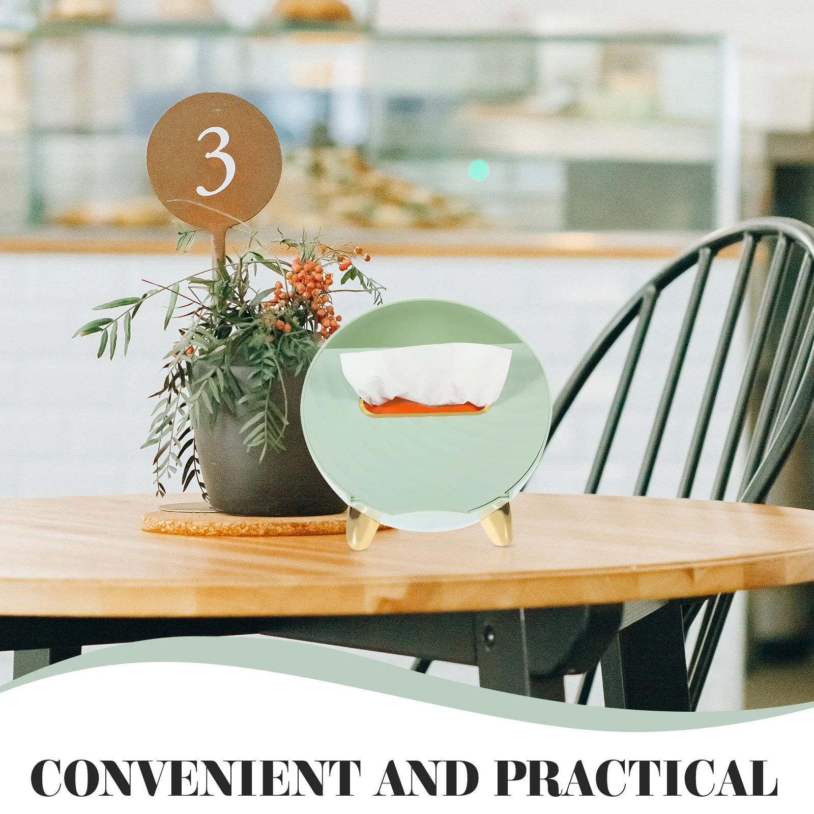 

Multifunctional Tissue Box Elegant Desktop Storage Organizer Smooth Surface Easy Office Use Tissue Box