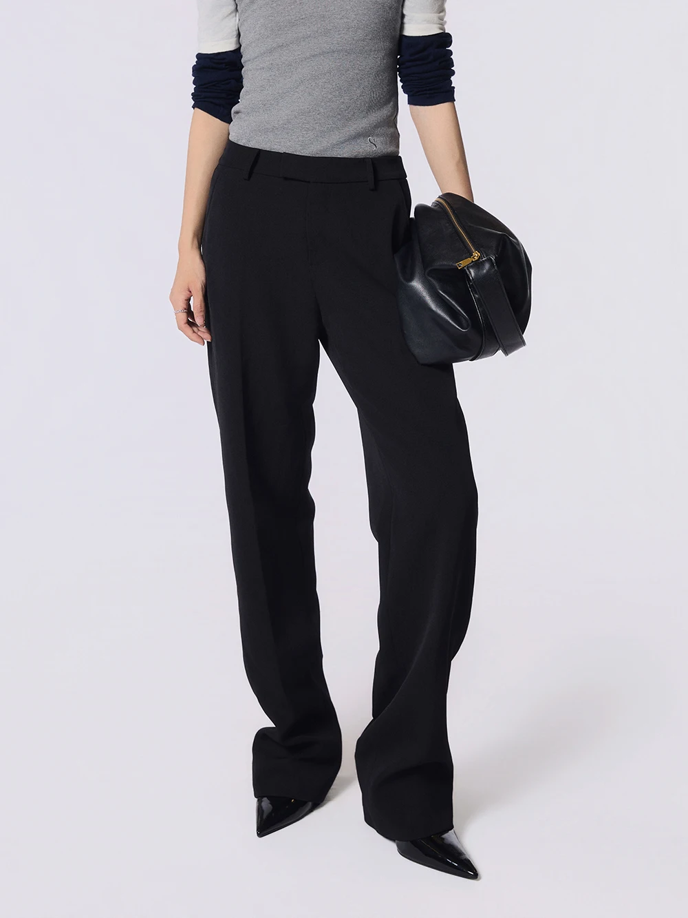 

Женские брюки Tore Bla Slim Straight Leg: длинные, повседневные, с высокой талией, для офиса, весенний сезон