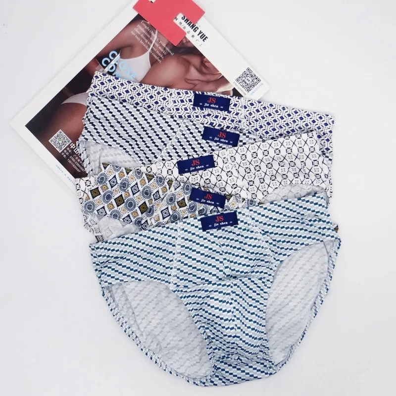 5 قطعة/المجموعة الصيف ملابس داخلية للرجال 100% القطن الرجال ملخصات حجم كبير الرجال السروال سراويل 3XL/4XL/5XL الرجال تنفس سراويل