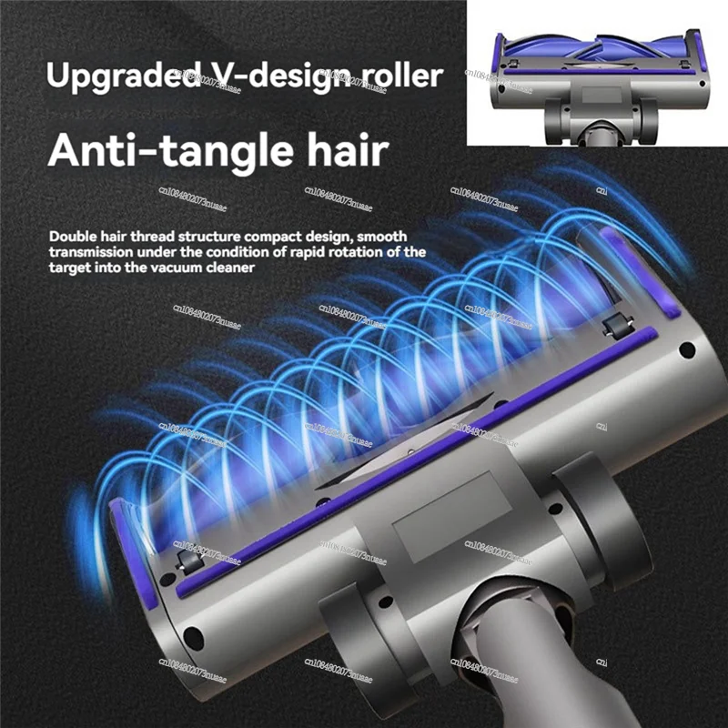 GTBL Vacuum Head Replacement for  V15 V11 V10 V8 V7 Vacuum Attachment with Green LED Light Tangle-Free Roller Brush