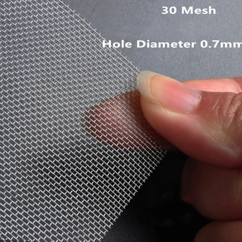 NONE 4 - 500 Mesh, alle Größen 304 Edelstahl-Filterdrahtgeflecht, gewebtes Drahtsieb, Plattensieb 9