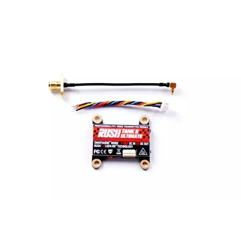 Rushfpv tank ii pit/25-800mw 2-8s externes Audio 48 Frequenz Race Fly Bild übertragung