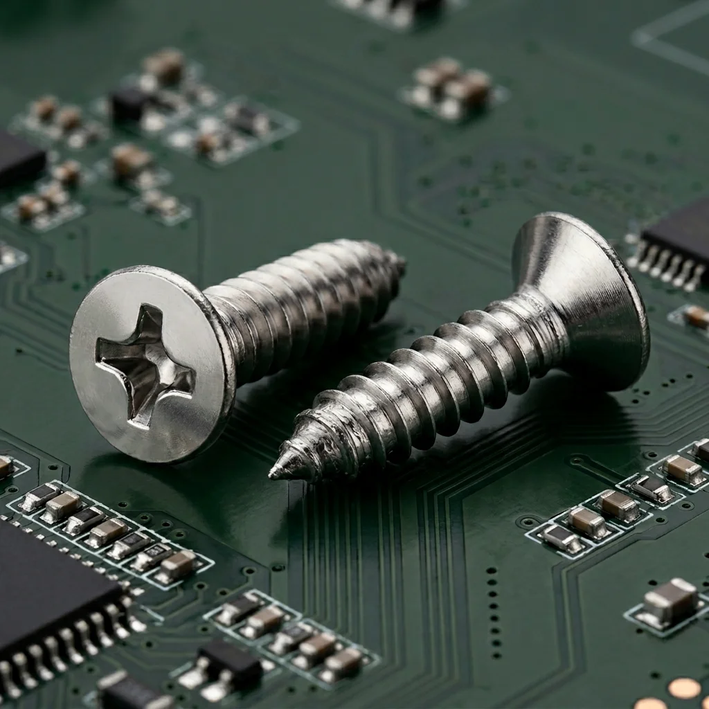 100pcs Stainless Steel Nickel Plated Black Cross Recessed Head M4 Phillips Flat Self Tapping Screw Set Hardware Tool