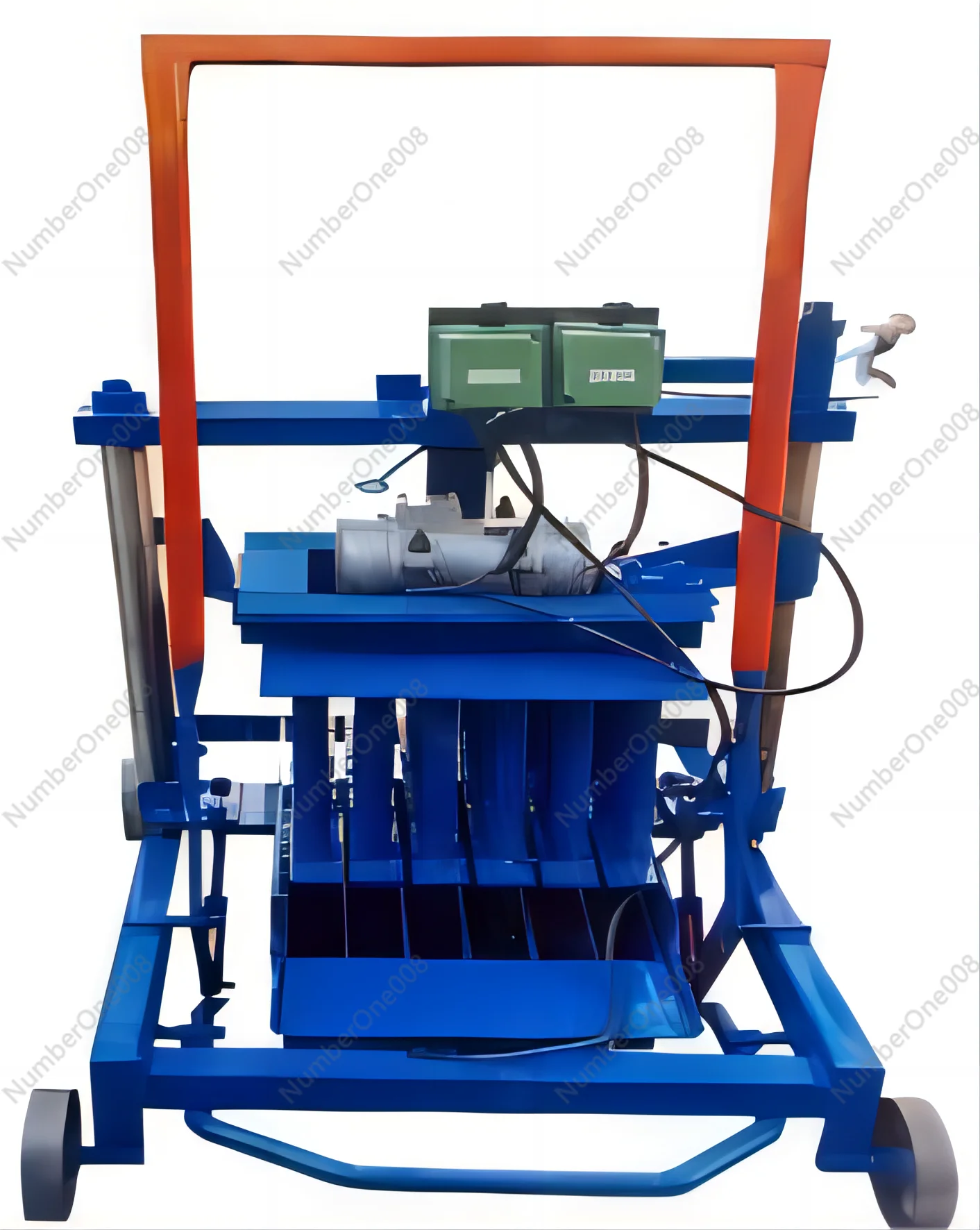

Wholesale 2-45 Small Mobile Interlocking Block Forming Machine Concrete Cement Paving Brick Hollow Brick Machine