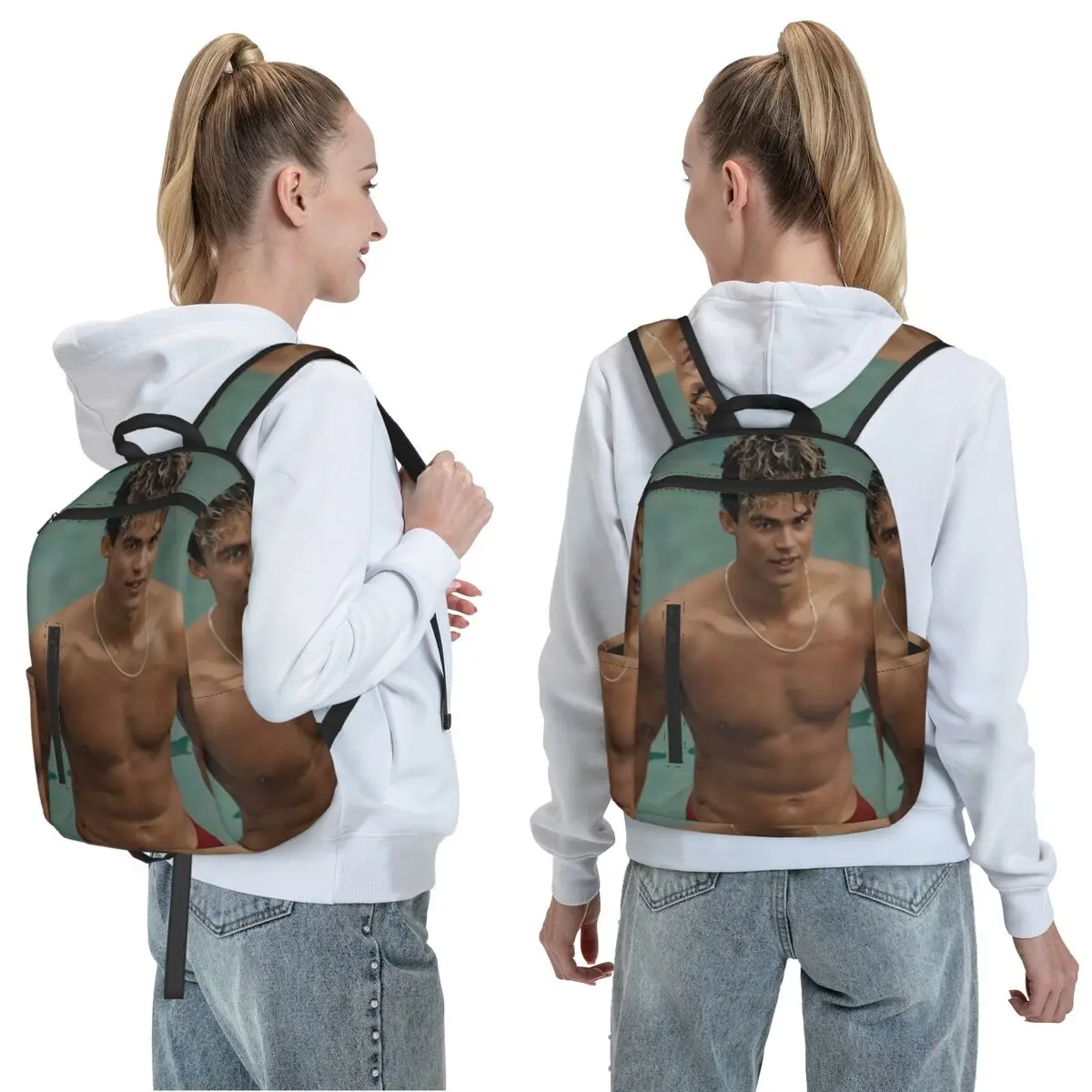 Matthew Broome My Fault London Movie Backpack Daypack Large Capacity Boys Girls BookBag School Bag Shoulder Bags for Men Women