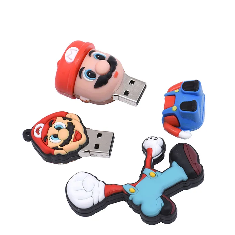 

Супер милый мультяшный флэш-накопитель USB 2,0, 128 ГБ, 64 ГБ, аниме, ручка с памятью, забавный флэш-накопитель, брелок U-диск, подарок